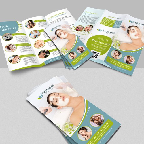 Fairbanks Med Spa Brochure Design by Logicainfo ♥