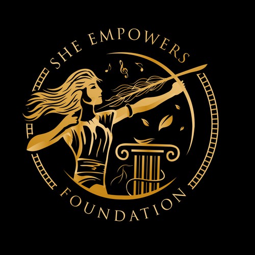 SHEempowers - luxurious design of a woman preferrably in some kind of a circle to appeal to women professionals Design by Jacob Gomes