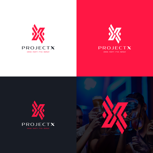 Design a fun and energetic logo for a party social media app Diseño de erraticus