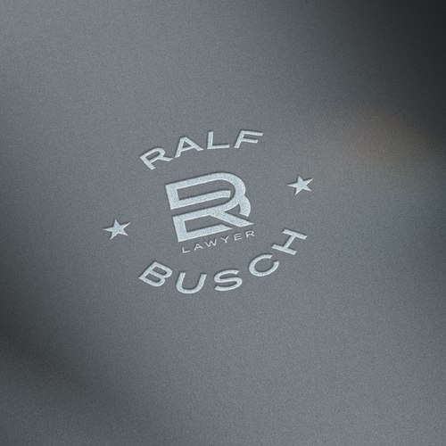 Ralf Busch Logo for Letter and Business Card Design by Pepe Delgado