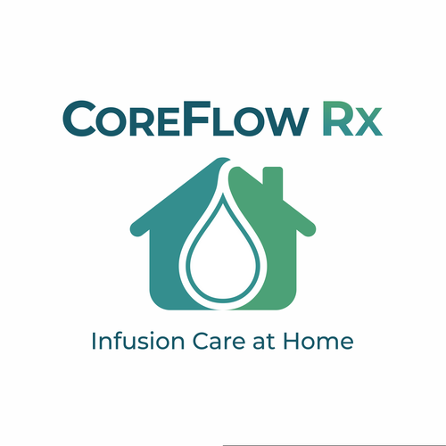 "Refine & perfect our existing home-infusion pharmacy logo" winning Icon or button