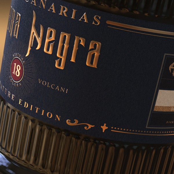 Design realizzato da Esteban Tolosa intitolato "Arena Negra Solera 18"