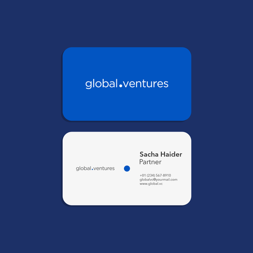 Design a business card for a start-up investor Design by [L]-Design™