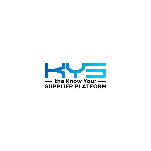 Logo for suppliers data platform Réalisé par S H A Y