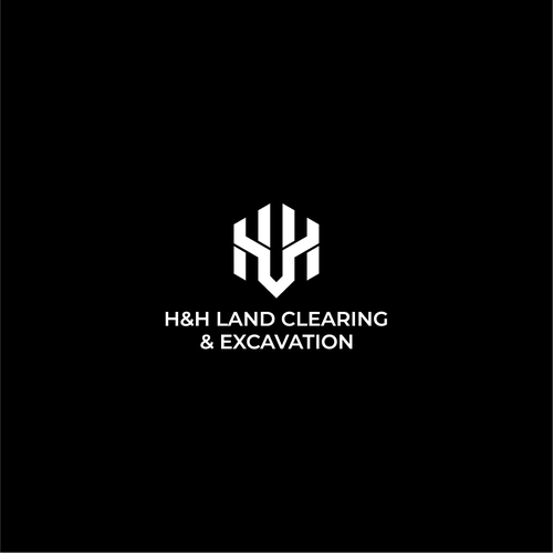 LOGO AND LETTER HEAD FOR H&H LAND CLEARING AND EXEXCAVATION Diseño de Suparde