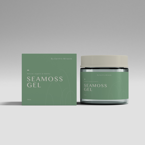 Design a Label for our Sea Moss Gel Product Design réalisé par Maxime_UI Design