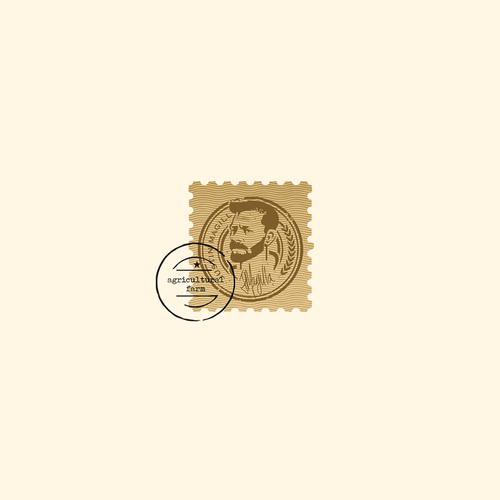 J. Magill Stamp-ontwerp door Mr.Logosmith