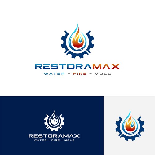 Restoration Company Branding. Design by The Last Hero™