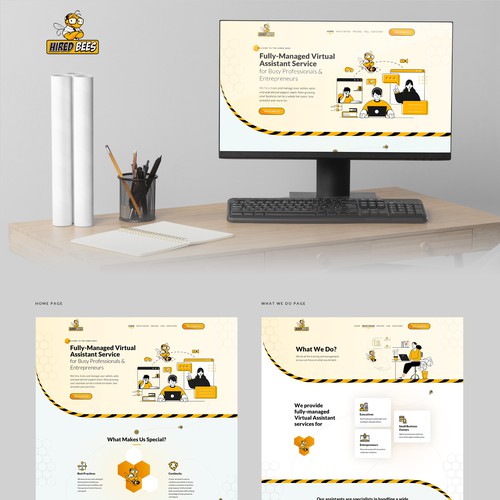 Designs | Design website for Virtual Assistant services company | Web ...