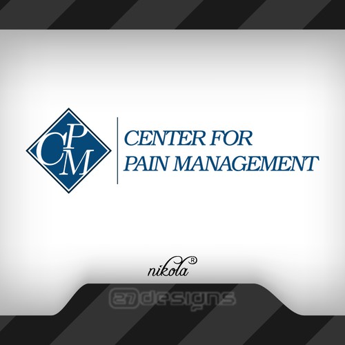 Center for Pain Management logo design Design por Niko!a