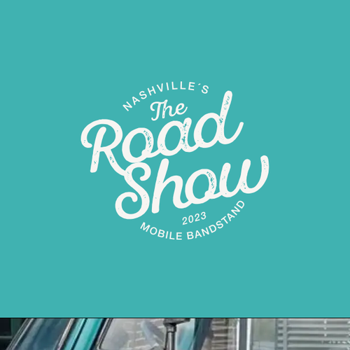 Retro Script Logo for "The Road Show" Design by nu eidee