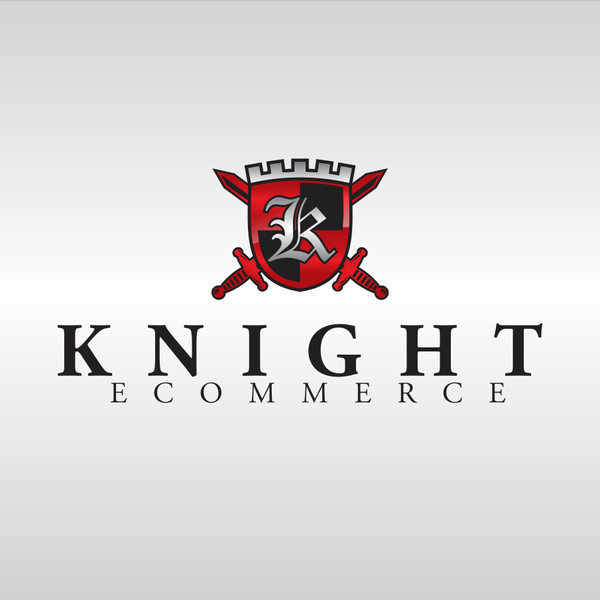 logo for Knight Ecommerce with reference to a previous winning design