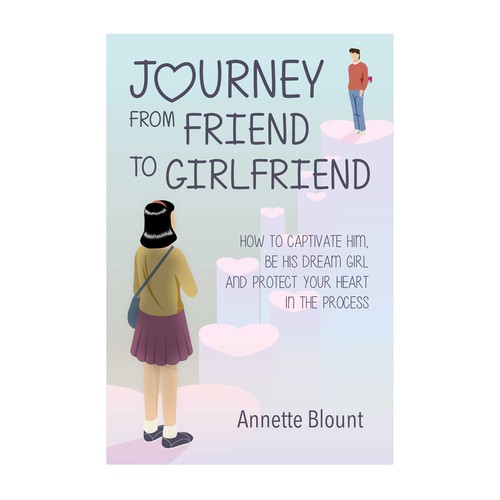 Design a book cover that is fun and playful to help single women experience love beyond friendship Design by enodeer