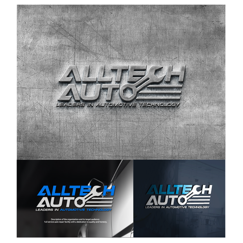 Create a clean eye catching logo for AllTech Automotive | Logo design ...