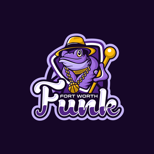 Basketball Logo for Team 'Fort Worth Funk' - Your Winning Logo Featured on Major Sports Network Design by -KayK-