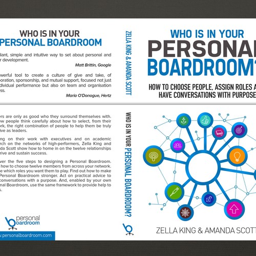 Design a book cover for "Who is in your Personal Boardroom?" Design by ArtSpark