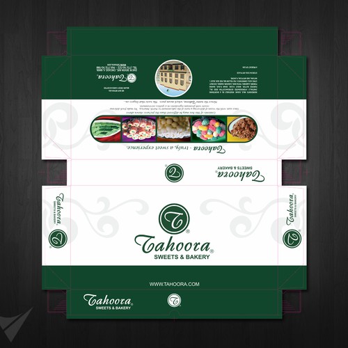 Help Tahoora Sweets & Bakery design their packaging boxes Design por Velvedy Designs