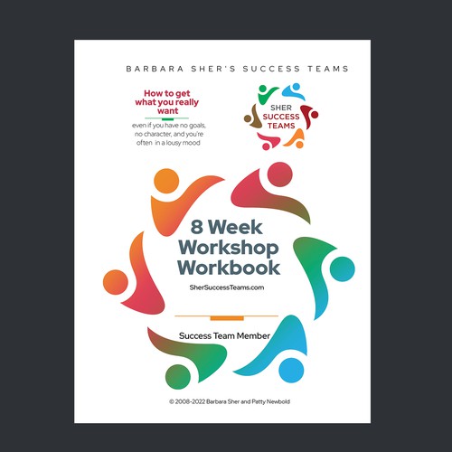 Workbook front cover for adults with big dreams - make me smile Design by Marco Davelouis