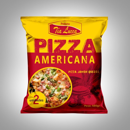 Design Something Cool Nice for our Mini  Pizza´s  Plastic Bags Packing. Design by Nirmana92