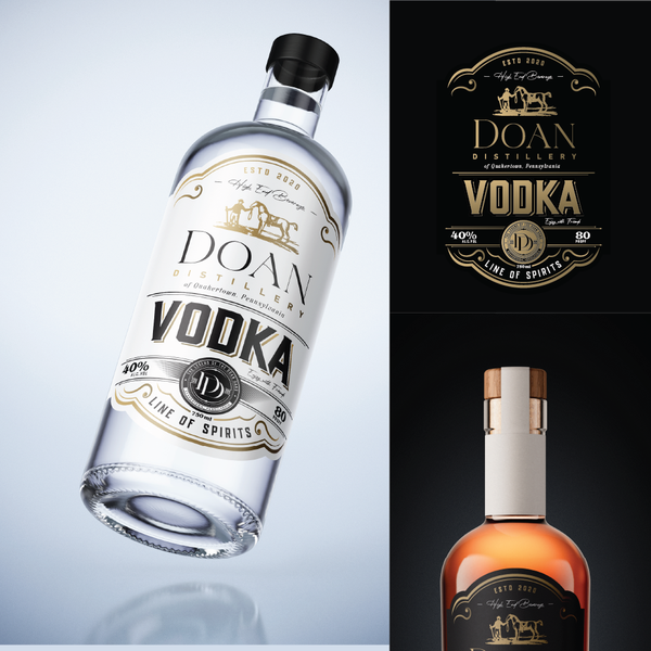 Vodka Label Doan Distillery