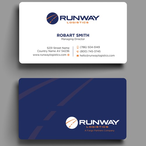 Design di Runway Logistics Business Card di prosenjit_P