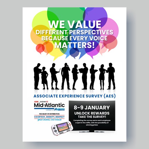 Acme Survey Need 100% Participation Design by YaaFattaah.YaaRazzaaq