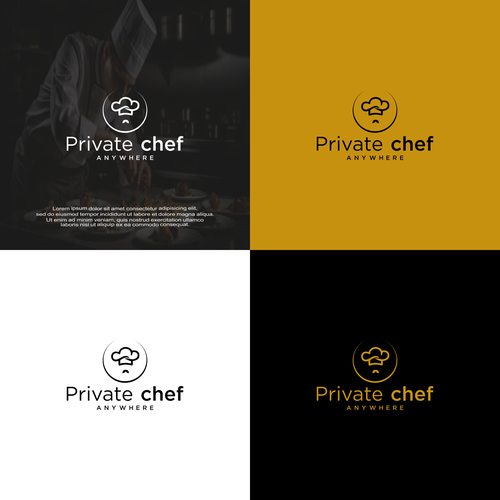 Logo for private chef platform Design by C A H K E N E
