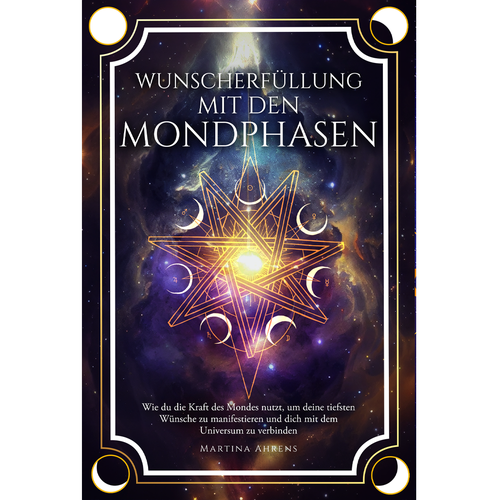 Farax AhmedさんのDesign an inspiring and attractive cover for a book about wish fulfillment with the moon phasesデザイン