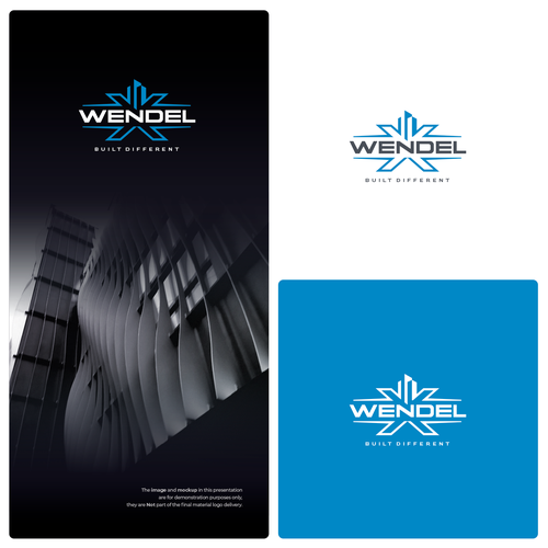 Luxury Logo Design for Wendel X — A Premium Construction Brand Built Different Design by Blinca