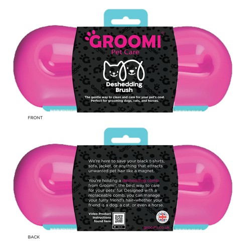 Viral Pet Brush NEW Packaging Sleeve! Design by Mr. Dibble Dabble