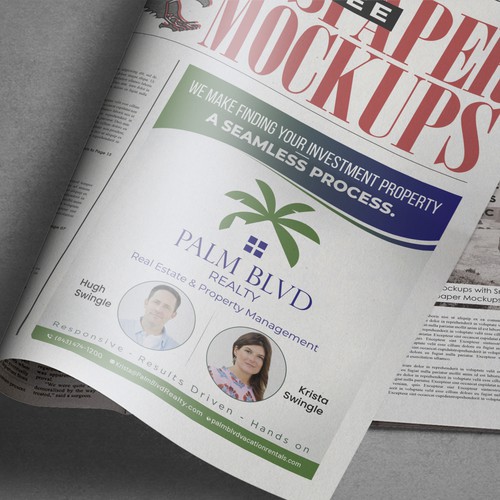 Newspaper Ad Design por Sketch Media™