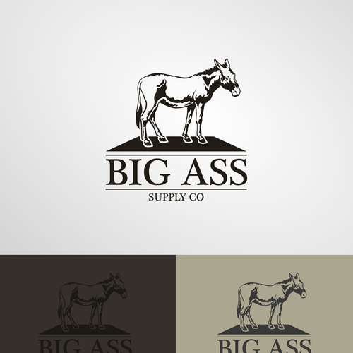 On the hunt for the best damn donkey and logo design ever Design by JairOs