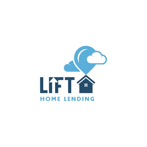 Lift Home Lending Logo Design by freecycle