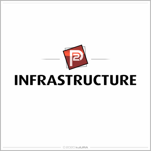 P2 Infrastructure Logo Design Design réalisé par kulURA