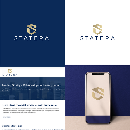 Luxurious, Minimal, Modern Logo Design for a High-End Advisory Firm Design by memindlogo