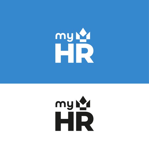 Create an awesome logo for myHR, the #1 HR Software in Luxembourg ! Design by M.I.Thomson