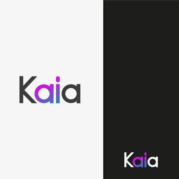 Logo concept design and typo geometric design