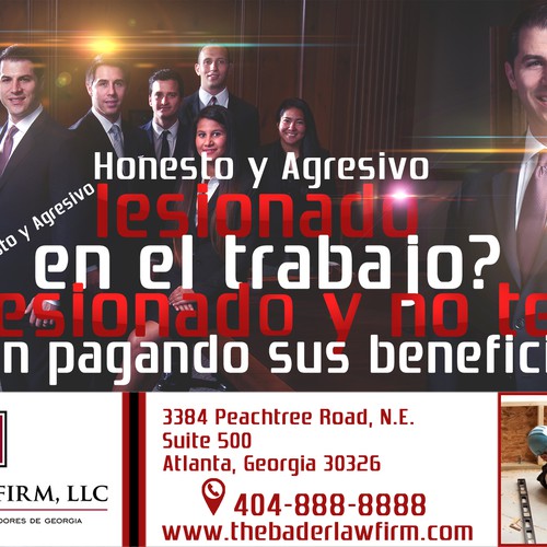 Spanish Banner Ads for Law Firm Banner ad contest