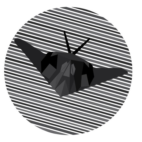 Tattoo with Stealth Bomber Design by winning113