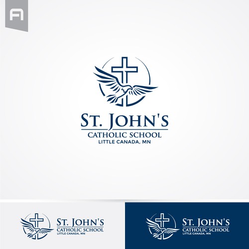 Design a beautiful logo for St. John's Catholic Church and School Design by a'DZ