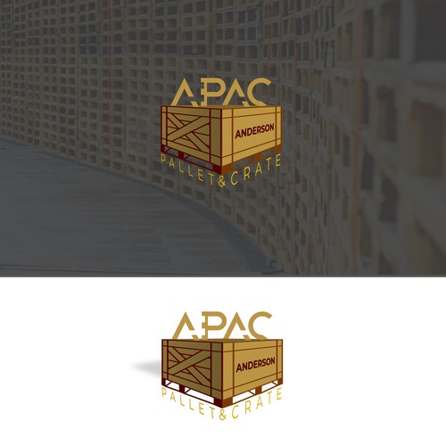 Wood pallet and wood shipping crate logo needed Logo design contest