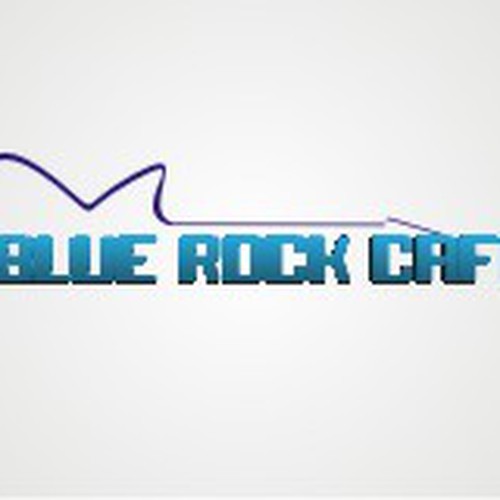 logo for Blue Rock Cafe Réalisé par abelley