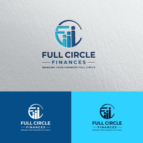 Simple but eye catching Full Circle logo for retirees Design réalisé par Unique V Designs