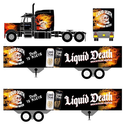 Liquid Death - Death to Plastic Design by Windmill Designer™