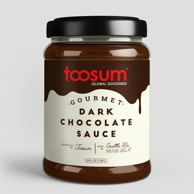 Premium Chocolate Sauce Brand looking for a new & updated label design ...