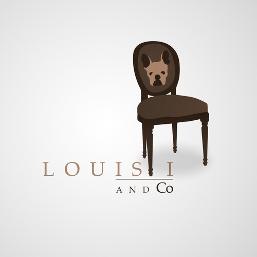 MODERN twist to LOUIS and a DOG... Design by seasto