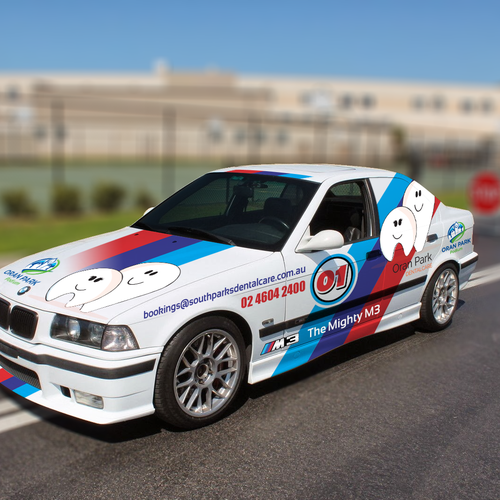 BMW M3 Racing Car Design Design by RasterGraphics