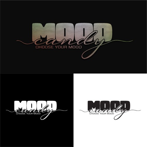 Logo for MOOD BOOSTING supplment called MOOD CANDY Design by CactusGroveBranding