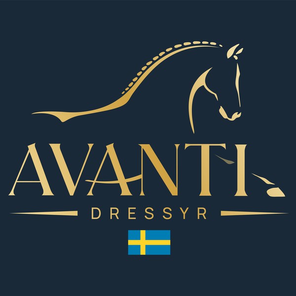 Design by Inspired Equestrian titled "Logo for Avanti Dressyr"