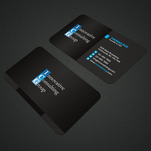 Design di ICG Business Cards di Naim Uddin